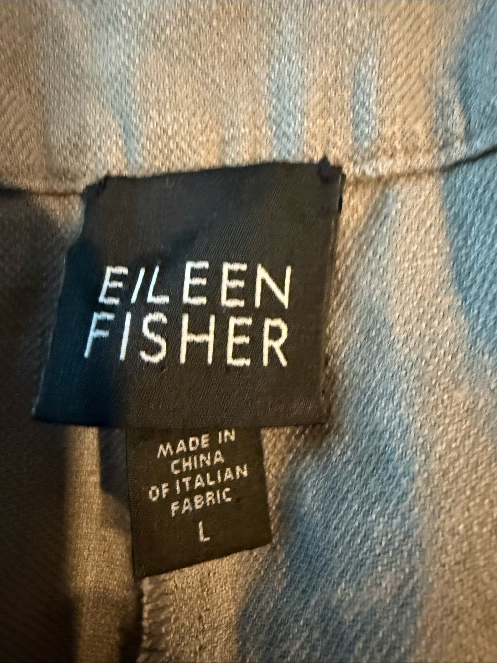 Eileen Fisher Premium Italian Linen Wide Leg Lagenlook Cropped Pants Size L - Picture 2 of 3